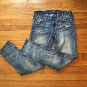 American Eagle Distressed Skinny Jeans